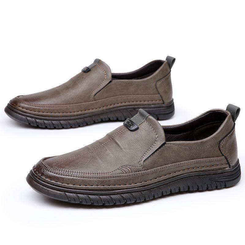 Men's Casual Synthetic Loafers Brown