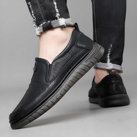 Men's Casual Synthetic Loafers Black